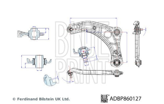 wishbone ADBP860127 Blue Print, Image 2