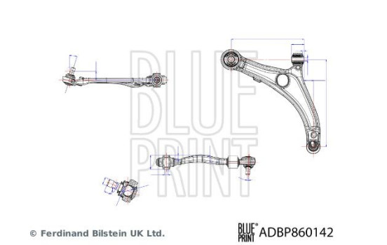 wishbone ADBP860142 Blue Print, Image 2