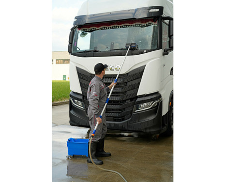Telescopic washing brush – 140-240 cm including water connection, Image 4