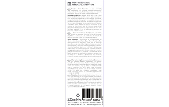 Autoglym Paint Renovator 325ML, Image 3