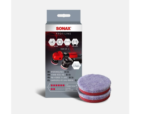 Attachment polishing machine Hybridwollpad 80 DA