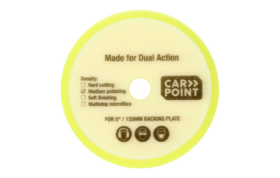 Carpoint Medium Polishing Pads 125mm/5" 2 Pieces, Image 3