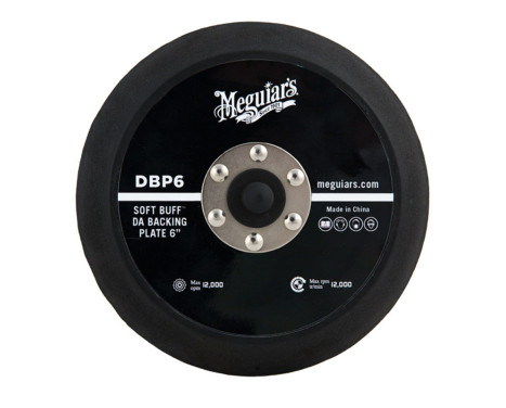 Meguiars Soft Buff Backing Plate 6 '' for Dual Action Polisher, Image 2