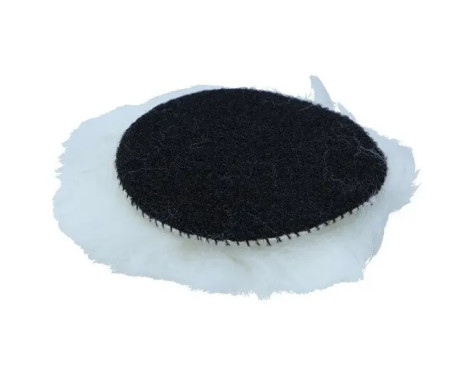 Rooks Polishing pad with Velcro, wool 75 mm, Image 2