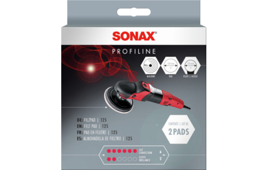 Sonax Felt Polishing Disc for Glass Polish - 125 mm, Image 2