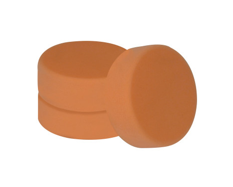 Polishing sponge orange