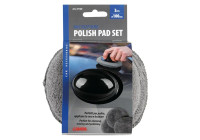 Microfiber cleaning pads with handle