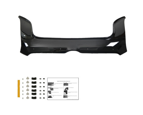 Oneway Bonnet protector (stone chip cover) Fiat Doblo 2nd Gen. 2010-2015 - Glossy black