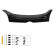 Oneway Bonnet protector (stone chip cover) Fiat Doblo 2nd Gen. Facelift 2015-2020 - Glossy Black, Thumbnail 3