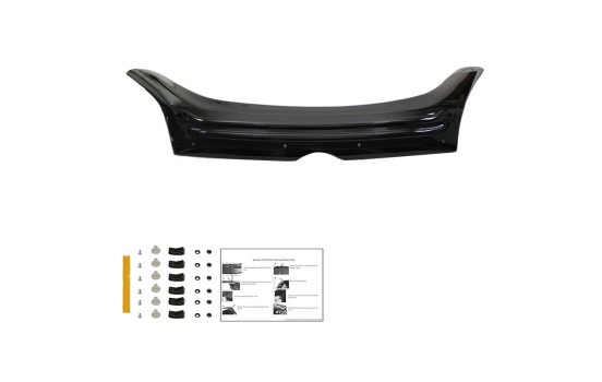 Oneway Bonnet protector (stone chip cover) Fiat Doblo 2nd Gen. Facelift 2015-2020 - Glossy Black, Image 3
