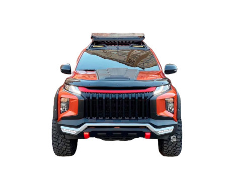 Oneway Bonnet protector (stone chip cover) fits Mitsubishi L200 Triton 6 2019- - Glossy black