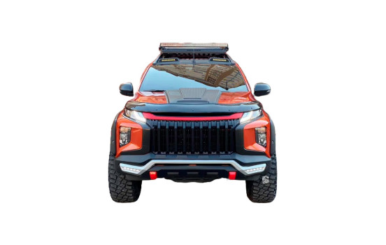 Oneway Bonnet protector (stone chip cover) fits Mitsubishi L200 Triton 6 2019- - Glossy black