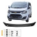 Oneway Bonnet protector (stone chip cover) Ford Transit Custom MK1 2012-2018 - Glossy Black, Thumbnail 2