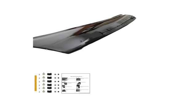Oneway Bonnet protector (stone chip cover) Renault Master 3rd Gen. 2010-2014 - Glossy Black, Image 5