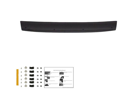 Oneway Bonnet protector (stone chip cover) suitable for Renault Trafic X83 01-2014 - Glossy black, Image 3