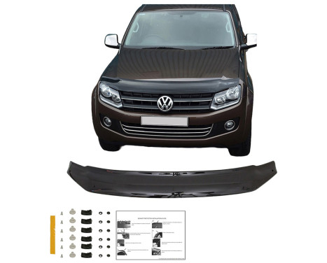 Oneway Bonnet protector (stone chip cover) Volkswagen Amarok MK1 2010-2022 - Glossy black, Image 2