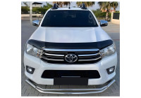 Oneway Hood Protector (Stone Chip Cover) Toyota Hilux 8th Gen. 2015-2020 - Glossy Black