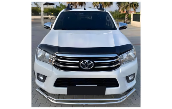 Oneway Hood Protector (Stone Chip Cover) Toyota Hilux 8th Gen. 2015-2020 - Glossy Black