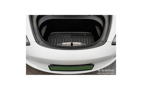 Steel Front (Frunk) Trunk Protective Strip suitable for Tesla Model 3 2019-2023 - Silver