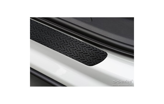 Universal Door Sills 'Riffled Plate' Aluminum/Matte Black - 2-Piece - 54 x 4 cm, Image 3