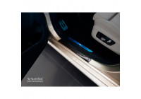 3D Black Carbon Door Sill BMW X5 IV G05 M-Pack 2018- 2-piece