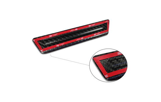3D Black Carbon Door Sill Fitting for Volkswagen Tiguan II 2016-/Arteon 2017-/Passat Sedan&Vari, Image 5