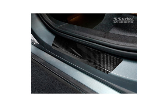 3D Black Carbon Door Sill Volvo V60 II 2018- 4-piece, Image 3