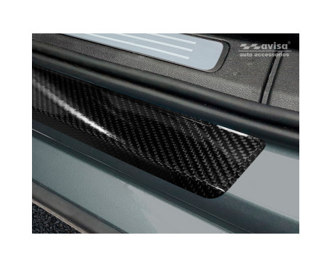 3D Black Carbon Door Sill Volvo V60 II 2018- 4-piece, Image 4