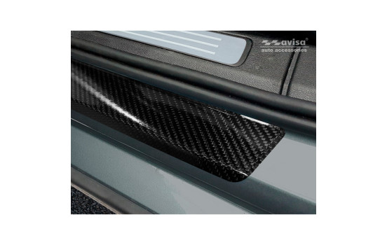3D Black Carbon Door Sill Volvo V60 II 2018- 4-piece, Image 4