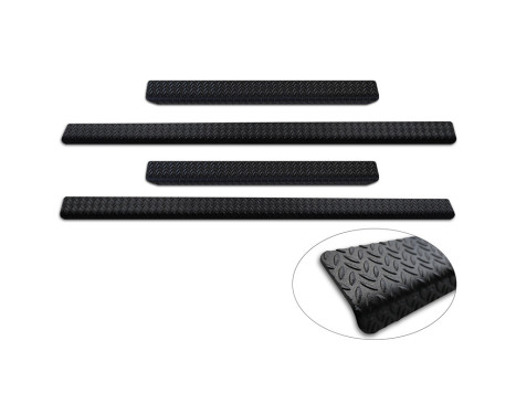 Avisa Aluminum Door Sill Moldings for Ford Transit Custom (V710) & Tourneo Custom (V710) 2023-, Image 4