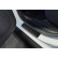 Avisa Matte Black Stainless Steel Door Sill Trims Suitable for Citroen C3 IV 2024- - 'Lines' - 4-piece, Thumbnail 4