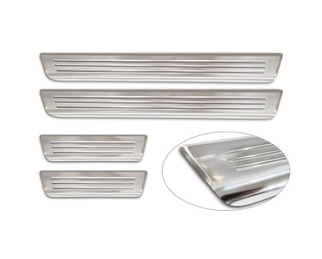 Avisa stainless steel door sill moldings suitable for Hyundai Kona II 2023- / MG 3 2024- / MG ZS II 2024-, Image 5