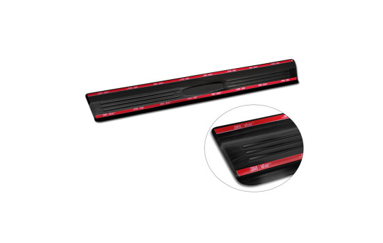 Black glossy stainless steel Door sills suitable for Tesla Model S 2012-2016 & Facelift 2016- 'E-Power' - 4, Image 6