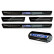 Black glossy stainless steel Door sills suitable for Volvo V90 2016- 'Hybrid' - 4-piece, Thumbnail 5