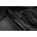 Black glossy stainless steel Door sills suitable for Volvo XC60 II 2017-2021 & Facelift 2021- 'Hybrid' - 4-, Thumbnail 2