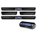 Black glossy stainless steel Door sills suitable for Volvo XC60 II 2017-2021 & Facelift 2021- 'Hybrid' - 4-, Thumbnail 5