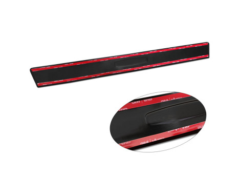 Black glossy stainless steel Door sills suitable for Volvo XC60 II 2017-2021 & Facelift 2021- 'Hybrid' - 4-, Image 6