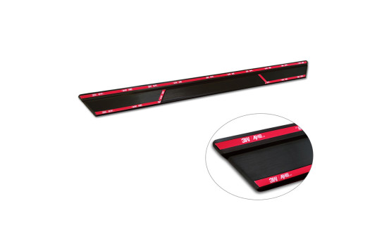 Black Stainless Steel Door Sill Moldings Fits Mazda CX-60 (KH_) 2022- 'Performance Special Edition', Image 6