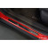 Black stainless steel door sill moldings suitable for Fiat 600(e) (365_) 2023- - 'Lines' - 4-piece, Thumbnail 3