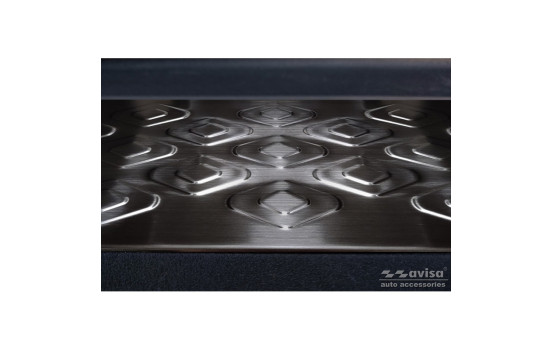 Black stainless steel door sill moldings suitable for Volkswagen ID.Buzz 2022- 2-piece, Image 4