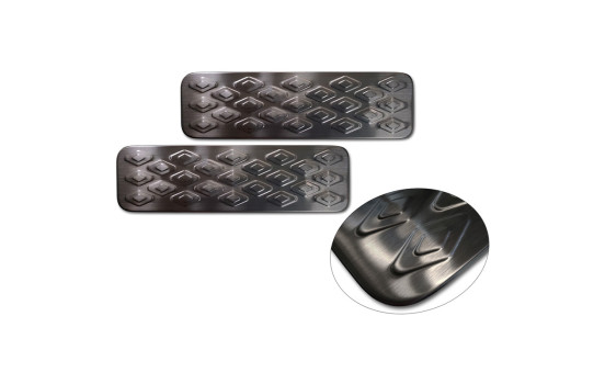 Black stainless steel door sill moldings suitable for Volkswagen ID.Buzz 2022- 2-piece, Image 5