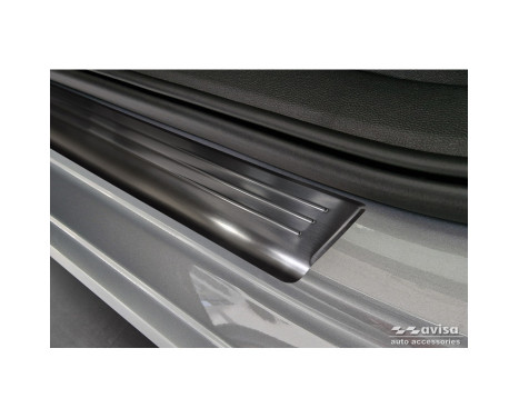 Black stainless steel door sill moldings suitable for Volkswagen Passat Variant (CJ5) incl. R-Line & Hybrid 2024- - , Image 3