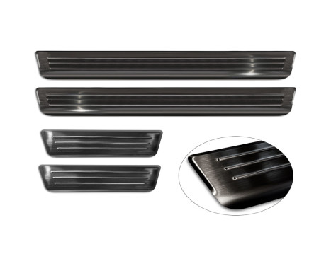 Black stainless steel door sill moldings suitable for Volkswagen Passat Variant (CJ5) incl. R-Line & Hybrid 2024- - , Image 6