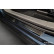 Black stainless steel door sill moldings suitable for Volvo XC60 II 2017-2021 & FL 2021- incl. R-Design - 'Lines, Thumbnail 2