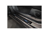 Black Stainless Steel Door Sill suitable for Ford Mondeo V Turnier 2014-2019 & Facelift 2019- 'Hybrid' - 4-d