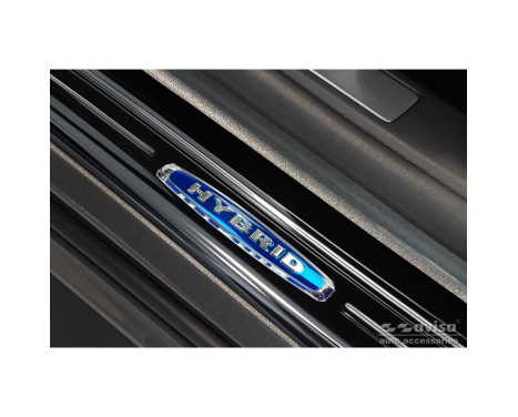 Black Stainless Steel Door Sill suitable for Ford Mondeo V Turnier 2014-2019 & Facelift 2019- 'Hybrid' - 4-d, Image 3