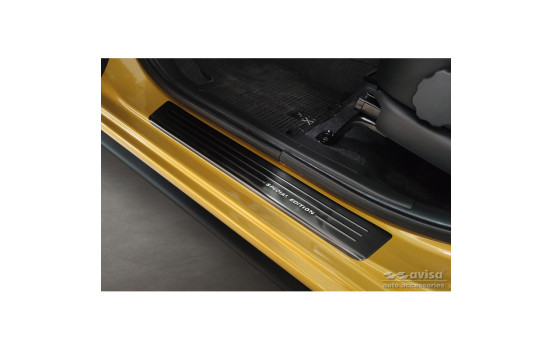 Black Stainless Steel Door Sill suitable for Mitsubishi Space Star Facelift 2020- - 'Special Edition' - 4-de