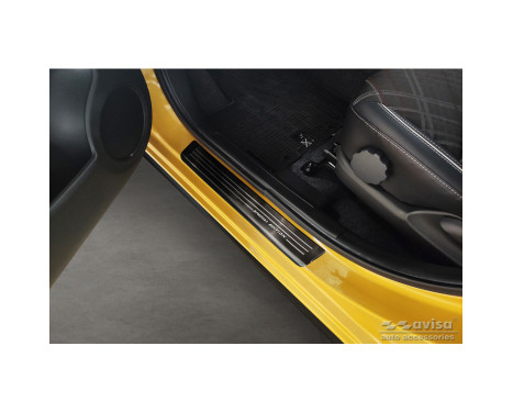 Black Stainless Steel Door Sill suitable for Mitsubishi Space Star Facelift 2020- - 'Special Edition' - 4-de, Image 2