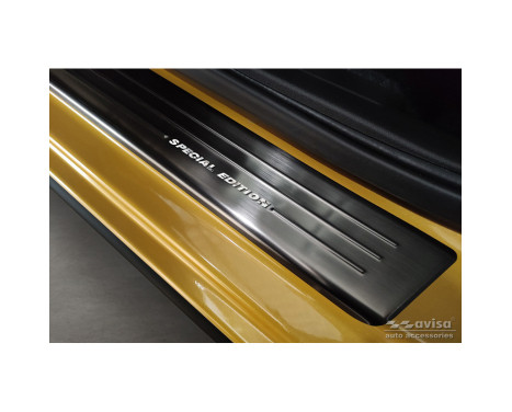 Black Stainless Steel Door Sill suitable for Mitsubishi Space Star Facelift 2020- - 'Special Edition' - 4-de, Image 3