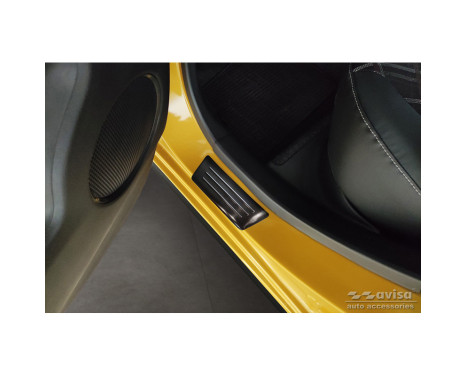 Black Stainless Steel Door Sill suitable for Mitsubishi Space Star Facelift 2020- - 'Special Edition' - 4-de, Image 4